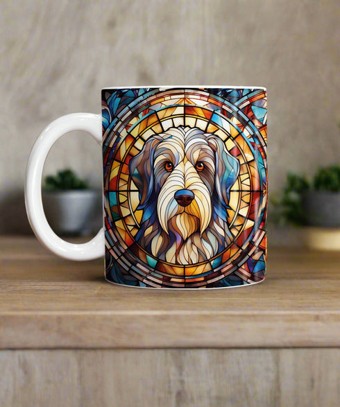 Bearded Collie Suncatcher Artwork Ceramic Mug